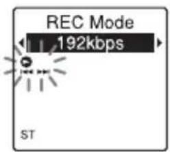REC Mode 192kbps ST