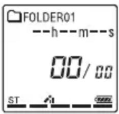 FOLDER01 --h--m--s 00/00 ST