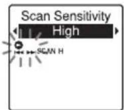 Scan Sensitivity High SCAN H