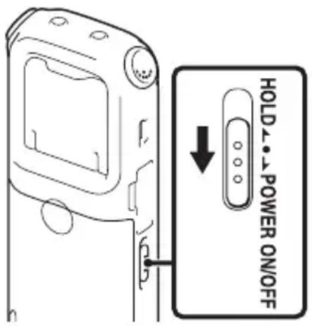 HOLD POWER ON/OFF