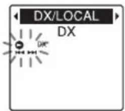 SONY ICD-AX412FS - Switching the receiver sensitivity of the FM radio - 2