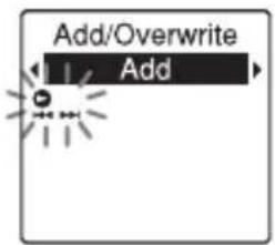 Add/Overwrite Add