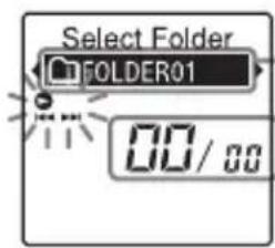 Select Folder FOLDER01 00 / 00
