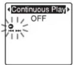 Continuous Play OFF