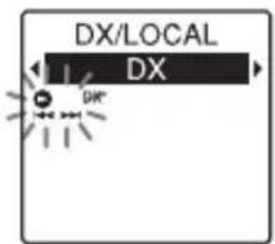 SONY ICD-AX412FS - Switching the receiver sensitivity of the FM radio - 3