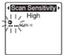 Scan Sensitivity High SCAN H