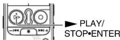 PLAY/ STOP·ENTER