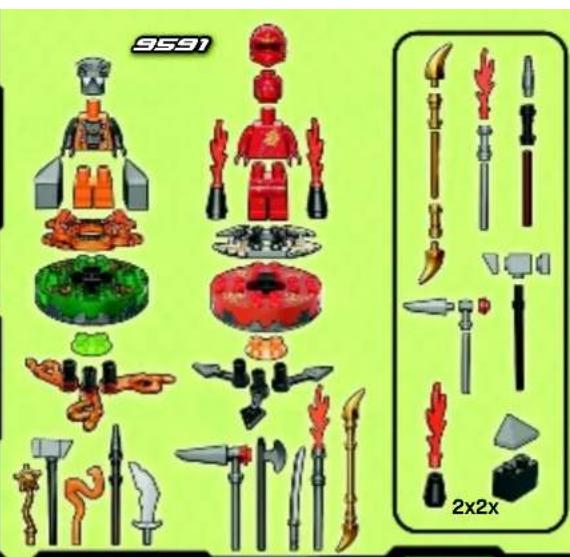 LEGO Ninjago Weapon Pack - 1