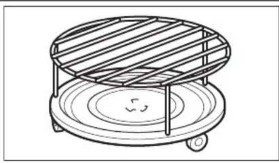 ELECTROLUX EMS20400K - Sätta in grillgallret - 1