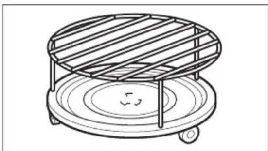 ELECTROLUX EMS20400K - A grillező állvány behelyezése - 1