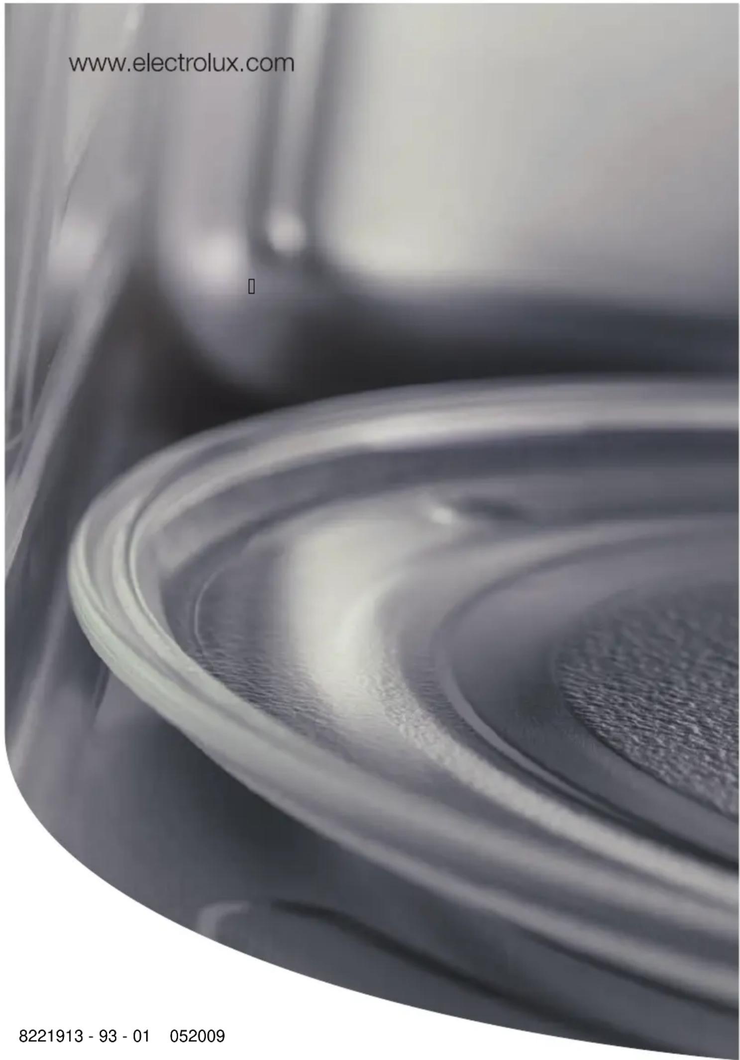 www.electrolux.com 8221913 - 93 - 01 052009