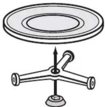 ZANUSSI ZM21M - Name and function of parts Turntable Installation - 1