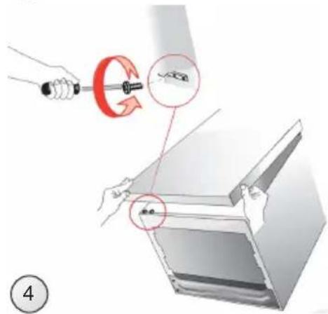 Diagram illustrating a mechanical or electrical process with labeled parts and directional arrows, including a magnified inset showing a tool interacting with a device.
