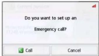 Do you want to set up an Emergency call?