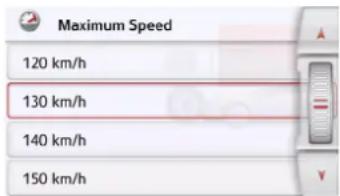 Maximum Speed 120 km/h 130 km/h 140 km/h 150 km/h