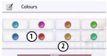Colours ① ②