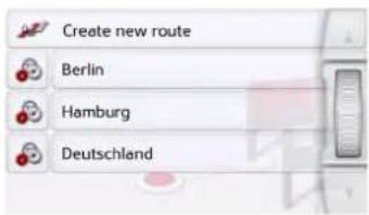 Create new route Berlin Hamburg Deutschland