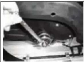 Güde TK 2400 ECO - Driving belt replacement - 4