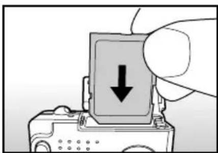 ACER cr 5530 - Inserting the SD card - 1
