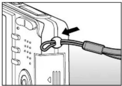ACER cr 5530 - Attaching the Camera Strap - 1