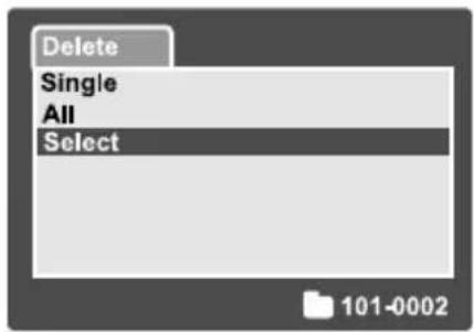 Delete Single All Select 101-0002