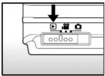 Diagram showing a device with icons and a downward arrow, likely indicating a process or operation.