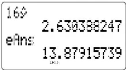 169 eRns: 2.630388247 13.87915739 LRUE