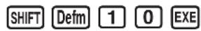 CASIO FX-4800P - Beispiel Die Variablenspeicher sind um 10 auf insgesamt 36 Variable zu erhöhen. - 1