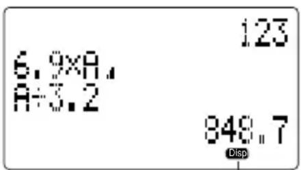 6.9×8. A+3.2 1.23 949.7 Disp