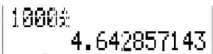 1000% 4.642857143