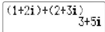 (1+2i)+(2+3i) 3+5i