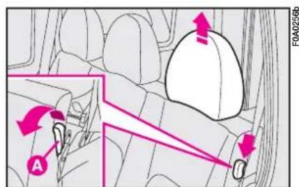 FIAT Doblo (2009) - To remove the rear window shelf - 3