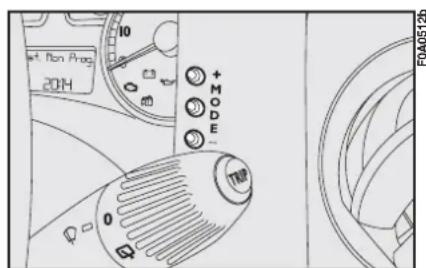 FIAT Doblo (2009) - CONTROL BUTTONS fig. 45 - 1