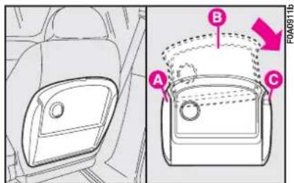 FIAT Doblo (2009) - Resetting the shelf (after releasing) - 5