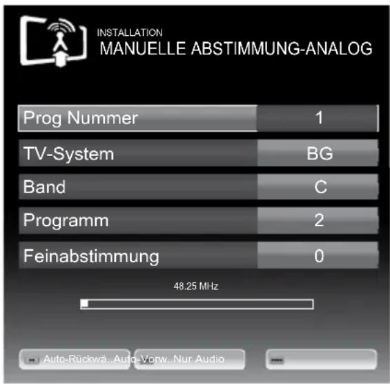 GRUNDIG Fine Arts 32 FLE 9130 SL - Analoge Fernseh-Programme durch Eingeben der Kanalzahlen einstellen - 1