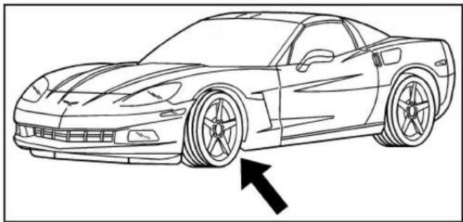 CHEVROLET Corvette (2008) - CAUTION: - 1