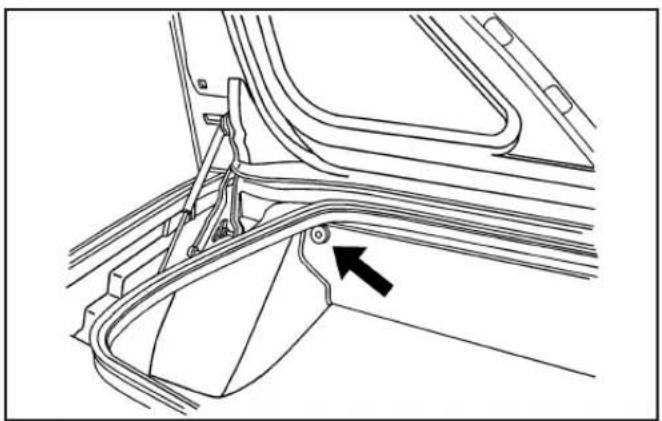 CHEVROLET Corvette (2008) - Rear Trunk Partition - 1