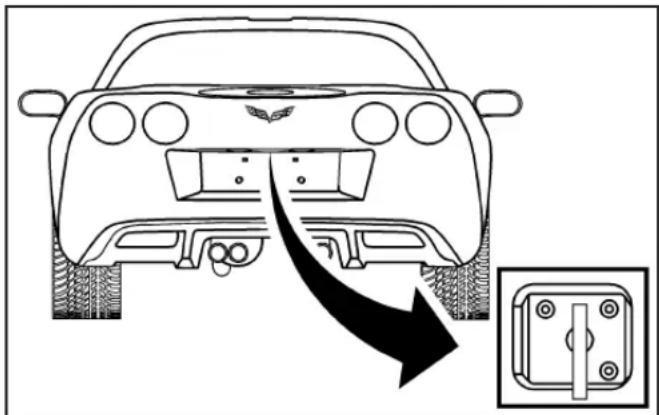 CHEVROLET Corvette (2008) - Hatch/Trunk Lid Release - 1