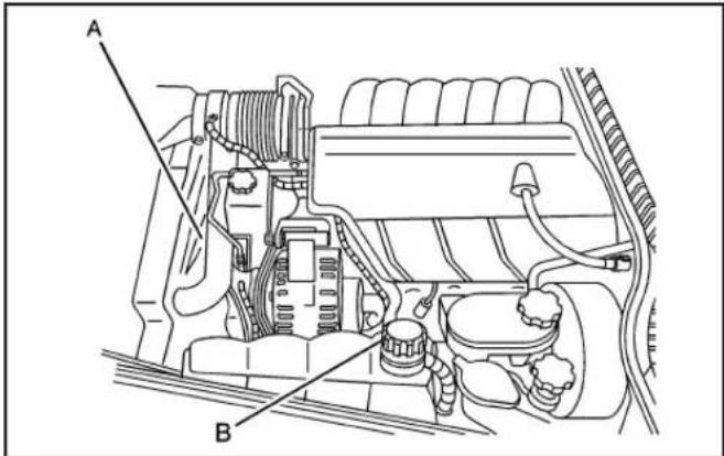 CHEVROLET Corvette (2008) - Cooling System - 1