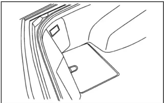 CHEVROLET Corvette (2008) - Rear Storage Area - 1