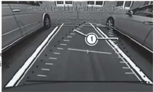 Mercedes-Benz GL (2014) - "Reverse parking" function - 2