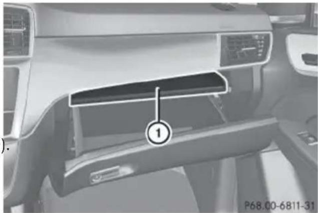 Mercedes-Benz GL (2014) - Glove box - 3