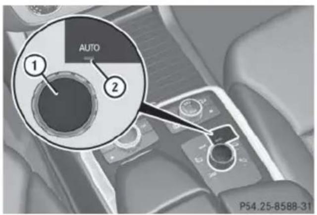 Mercedes-Benz GL (2014) - Switching on Active Lane Keeping Assi - 1