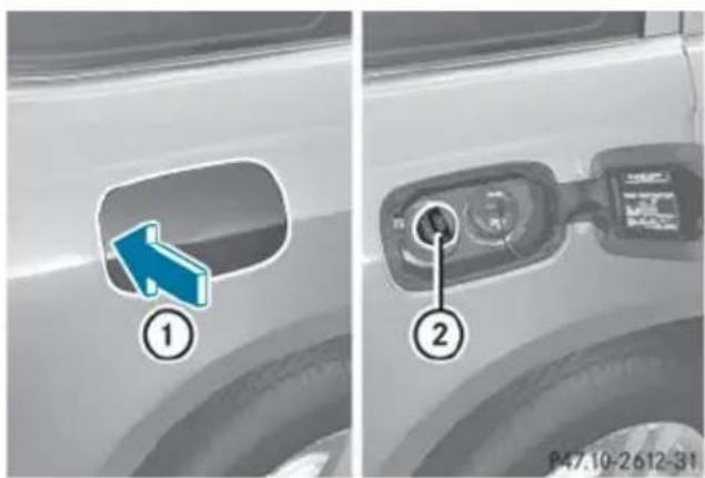 Mercedes-Benz GL (2014) - DEF refill bottle - 2