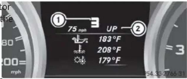 Mercedes-Benz GL (2014) - Shifting up (AMG vehicles) - 1