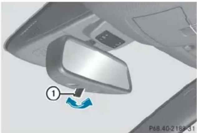 Mercedes-Benz GL (2014) - Rear-view mirror - 1