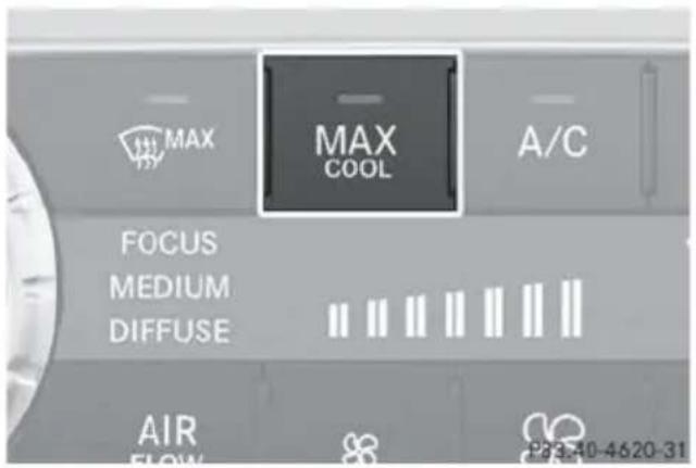 Mercedes-Benz GL (2014) - MAX COOL maximum cooling - 1