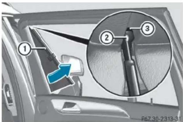 Mercedes-Benz GL (2014) - Front ashtray - 3