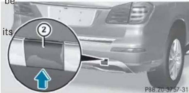 Mercedes-Benz GL (2014) - WARNING - 2