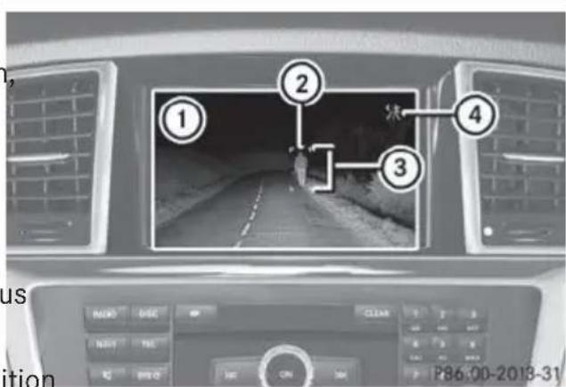 Mercedes-Benz GL (2014) - Pedestrian recognition - 1